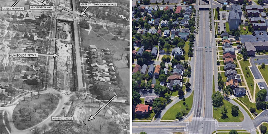 Humboldt Parkway from Agassiz Circle to Main Street